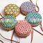 Hot Sale Handmade Bamboo Bags for Women Beach Round Straw Bag