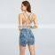 Soft Breathable Sleeveless Women Yoga Jumpsuits  Compression One Piece Jumpsuits Open Back