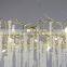 Modern aluminium tree branch glass chandelier for indoor living room dining room island chandelier