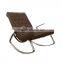 modern PU recliner rocking chair