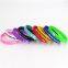Factory Direct Sale in Stock 8 Colors As a Set YOU ARE HAPPIER THAN YOUR THINK Butterflies Adult Girls Silicone Wristbands