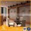 Shopping mall retail store wall-mount clothing showroom design for wood furniture rack shelves showcase
