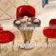 Fabric stainless steel legs leisure arm chair                        
                                                                                Supplier's Choice