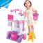New Design Cleaning Cart Toys Kids House Cleaning Play Set
