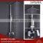 Luxurious Square Exposed Bathroom Bath Shower Set Column