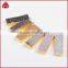 18K Gold edge natual grey tan druzy retangle bar necklace pendant