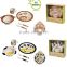 bamboo fibre biodegradable and eco Kids dinner set with panda decal printing