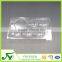 Clear plastic clamshell blister packaging box