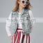 New arrival women sleeveless denim jacket denim vest wholesale