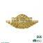 customized metal eagle shaped enamel pin badge