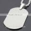Wholesale Cool Military Army Style Stainless Steel Polished Dog Tag Charm Pendant