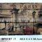Shabby chic rectangle wooden wall hanging picture for restaurant