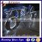 beautiful stainless steel halo effect letters