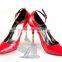 high heel pvc transparent lady shoes heel stopper