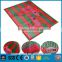 European Style red green strip hollow Rug rainbow room carpet plastic anti-slip garage floor