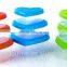 3PCS Heart-Shaped Plastic Food Container Set For Valentines Gift