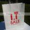 White /Brown Paper Bag Kraft With Custom Logo Print