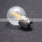 ETL CE E17 LED FILAMENT BULB LED GLOBE ROUND LIGHT G50 4W 2W FOR USA JAPAN