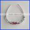 Fashion Frozen Princess Acrylic Material Red Diamond Crown