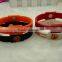 Cheap Rubber silicone bracelets with debossed logo Factory audit