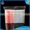 custom resealable high quality zipper plastic bag / transparent PE packing bag