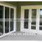 Big size 3 panel pvc sliding triple glass doors