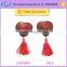 Hot Sale Sparkle Heart Shaped Sequins Pasties With Tassels