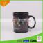 Hot Sale!!! 11oz Heat Sensitive Ceramic Magic Mug For Valentine Day/ceramic Color Changing Mug