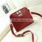 hard shell bag in hand lady leather handbag korea fashion ladies handbag