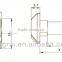 T bolts/Hammer head bolt used on profile slot 10