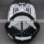 LEATHER BRIM SNAPBACK CAP