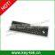 Black titanium electroplated rear panel mount keyboard with trackball