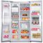 double door large refrigerator freezer with many colors BCD-612W