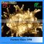 LED String Lights,33 ft 100 LED Bulbs String Fairy Clear Warm White Wire Lights Set with Certified Adapter for Outdoor Wedding