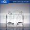clear 250ml flask liquor glass wine bottle, spirit bottle
