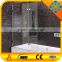 high quality 8mm tempered shower door glass with straight polished edges and cut-outs