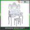 High Quality White Wood Dressing Table