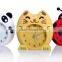 2015 Promotional gift animal shaped alarm clock Silicone Table Clock