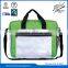 clear pvc hard plastic briefcases with front zipper pocket