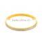 Fashion Vacuum Gold Stainless Steel Diamond Bangle