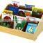 School Kids Wooden Book Display Rack with Mirror