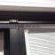 Thermal break aluminum casement window with inside louver and invisible fly screen