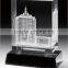 Custom building model for 3d laser engraving crystal cube