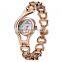 Kingsky KY070 Fashion Design Gold Plated Beautiful Ladies Watch