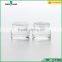10ml small cream glass jar with aluminum screw cap