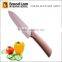 6" ceramic colorful blade knife kitchen knife(Khaki)