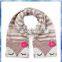 young girls reindeer knitted scarf with pockets /scarf with animal pocket/knitting pattern pocket scarf