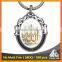 Free mould fee silver metal digital printing Middle East Islam custom key holder
