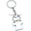 Custom metal bulk bottle opener with keychain