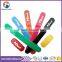 Plastic custom hook and loop cable tie, colored hook and loop cable tie